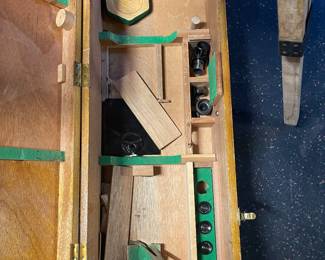 Southerner Telescope With wooden box and additional lenses. 