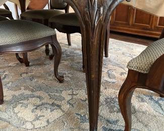 Dining table with 6 chairs