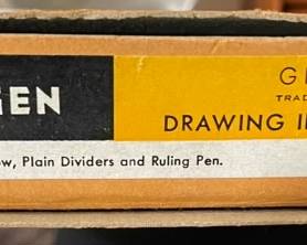 Dietzgen drawing instrument set