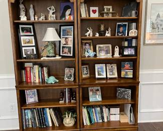 Twin bookcases