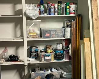 Selection of paints and accessories