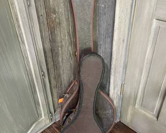 Antique mandolin and banjo in cases