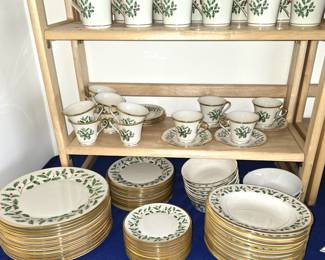 80 Piece Setting for 12 of Lenox Holiday Dimension China