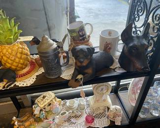 Rottweiler Statues, Mugs, and other Dog Pieces