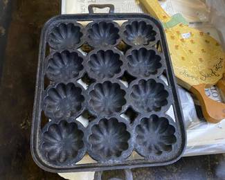 Vintage Cast Iron Muffin 