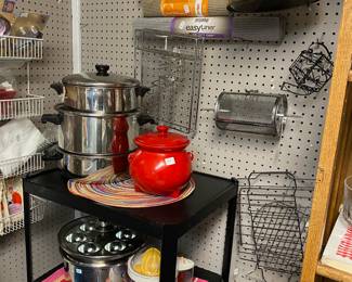 Large Cooking Pots, racks, teapots and more
