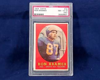 1958 Topps 58 Ron Kramer RC