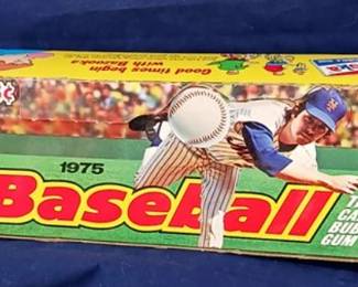 1975 Topps Baseball Wax Box Box only RARE