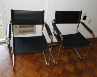 Pair Wassily (Style) Chairs made in Italy