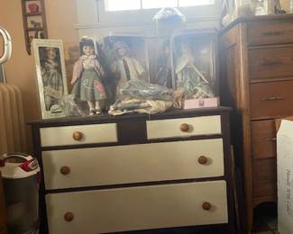 Dolls and dresser