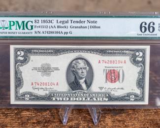 A 1899 $5 Silver Certificate "Chief". Fr. 277. Graded by PCGS "About New 50"
