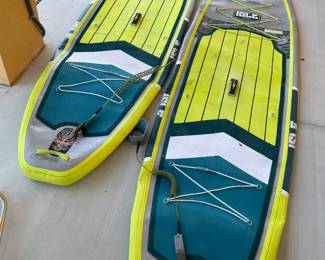 Inflatable paddle boards - both have slow leak and need repair kit