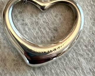 Tiffany & Co sterling floating heart