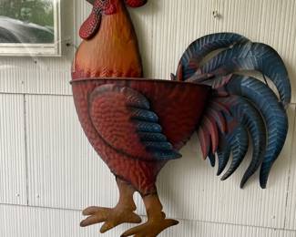 The cutest metal Rooster! 
