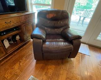 recliner, leather