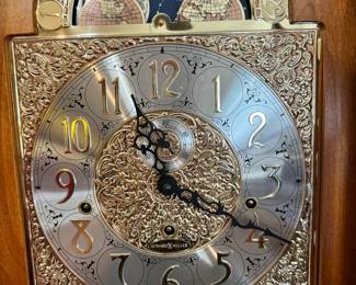 HOWARD MILLER GRANDFATHER CLOCK. RETAILS FOR $4,400. 50% OFF PRICE IS $250
