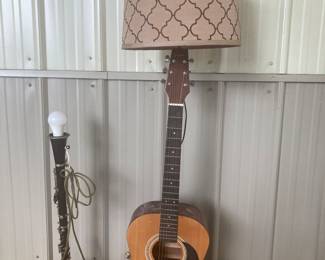 Guitar and clarinet lamps 