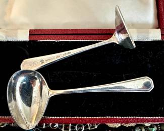 Sterling Silver Baby Spoon and Food Pusher