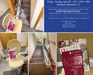Tims Auctions Acorn Stairlift