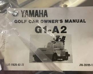 Yamaha Golf Car G1-A2 manual