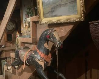 Carved Wooden Horse