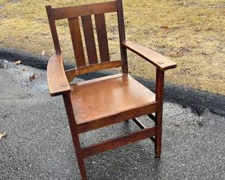 Early Mission Oak Chair