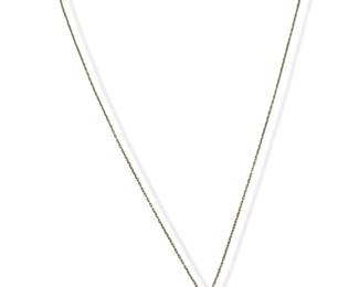 14k Gold & Pearl Abstract Necklace