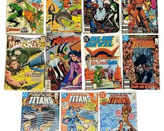 11pc Vintage DC Comic Collection
