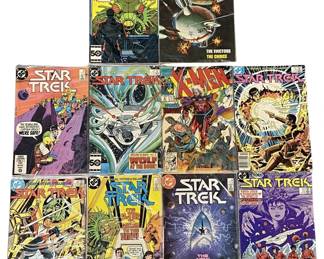 10pc Vintage Star Trek Comics
