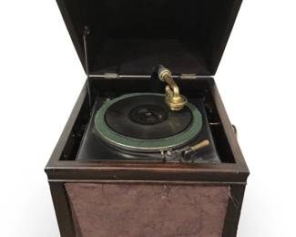 Vintage Thomas Edison Disk Phonograph