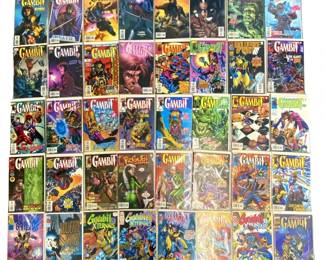 40pc Marvel X-Men Gambit Comic Book Collection
