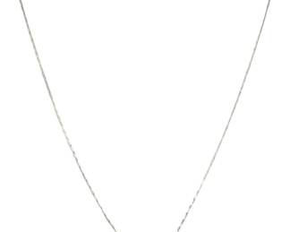 Los Angeles Engineer 14K White Gold Necklace