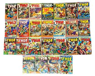 25pc.Vintage Marvel Thor Comic Collection