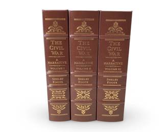 (3pc) Easton Press The Civil War Shelby Foote