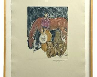 Signed Donna Howell-Sickles Lithograph