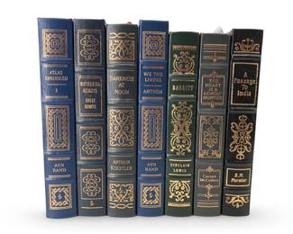 (7pc) Easton Press Ayn Rand/Forester/McCullers