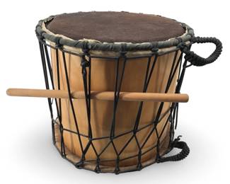 Native American Percussion Bass Cowhide Drum