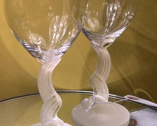 Lalique Inspired Wine Glasses 