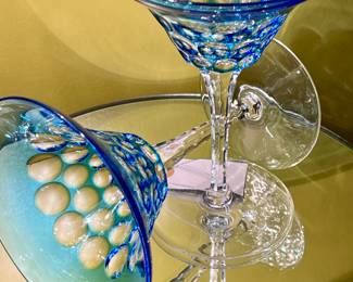Waterford Crystal Azure Martini Glasses 
