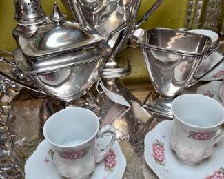 Sterling Silver  Tea Set