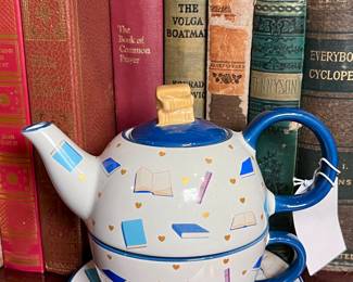 Tea Pot, Cup and Saucer Set