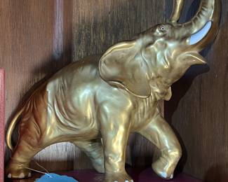 Gold Tone Elephant 