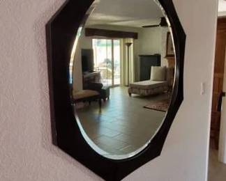 Octagon Mirror, we have about 4 of these plus many other mirrors.  High Quality. French Hook. Item in reflection are available.
