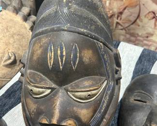 Vintage Yoruba Gelede mask-Nigeria. This mask was used in the GELEDE festivals that pay homage to the power of female ancestors. (very rare soft wood mask) 