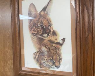Lion cubs print