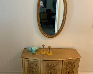 Gold entry piece with Mirror