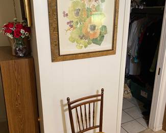 Floral Print
Vintage side chair