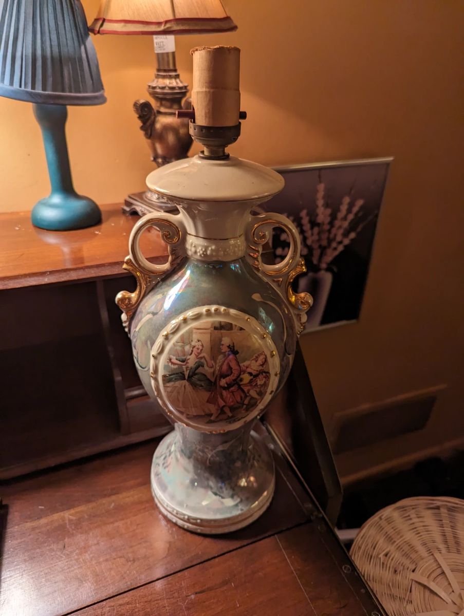 Victorian era lamp