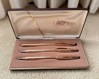 Cross 14K Gold Filled Pen/Pencil Set