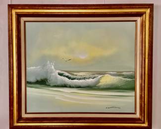 Oil on Canvas Signed F. Williams